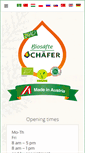 Mobile Screenshot of bioschaefer.at